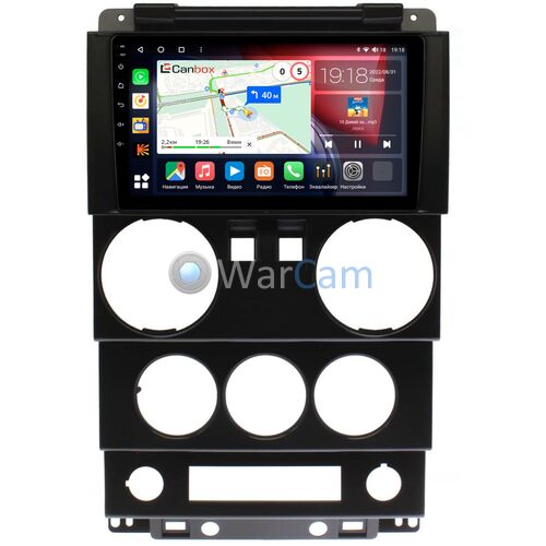 Jeep Wrangler 3 (JK) (2007-2010) (2 двери) Canbox H-Line 3792-9-0232 на Android 10 (4G-SIM, 4/64, DSP, QLed)