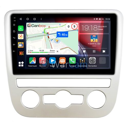 Volkswagen Scirocco 2009-2015 (для авто с автоматическим климатом) Canbox H-Line 4166-9-1244 на Android 10 (4G-SIM, 3/32, DSP, QLed)