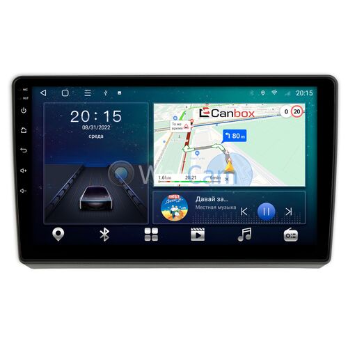 Ford Kuga, Fiesta, Fusion, Focus, Mondeo Canbox L-Line 4168-10-FR134T на Android 10 (4G-SIM, 3/32, TS18, DSP, IPS)
