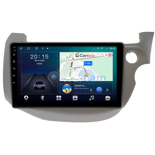 Honda Fit II 2008-2014 Canbox L-Line 4168-10-3186 на Android 10 (4G-SIM, 3/32, TS18, DSP, IPS)