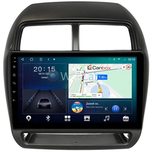 Mitsubishi ASX (2016-2023) Canbox L-Line 4168-10-1530 на Android 10 (4G-SIM, 3/32, TS18, DSP, IPS)