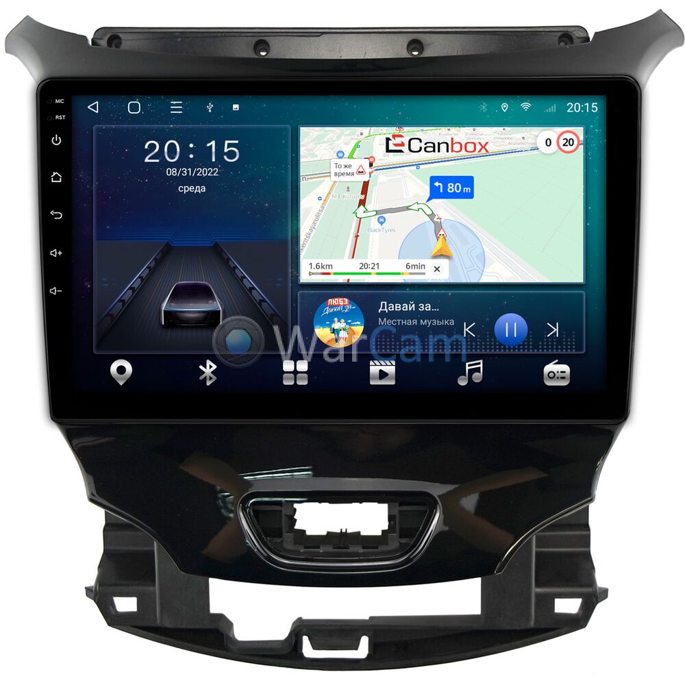 Штатная магнитола Canbox L-Line 4169-9-2113 для Chevrolet Cruze 2  (2015-2022) на Android 10 (4G-SIM, 2/32, TS18, DSP, QLed) Купить