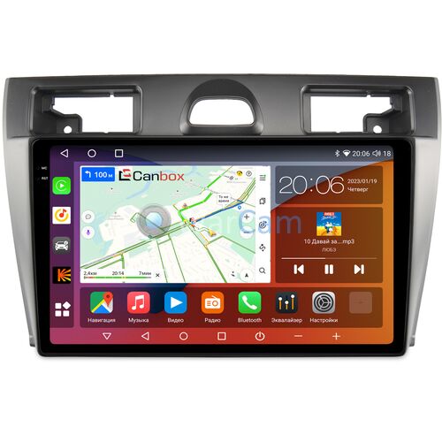 Ford Fiesta (Mk5) (2002-2008) Canbox H-Line 4180-9-1264 на Android 10 (4G-SIM, 3/32, DSP, QLed, 2K)