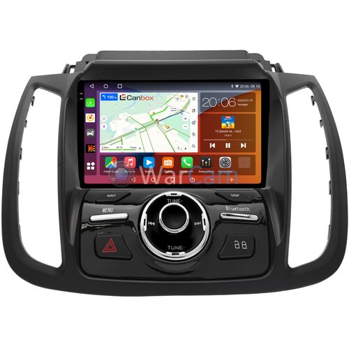 Ford C-Max 2, Escape 3, Kuga 2 (2012-2019) Canbox H-Line 4180-9-6225 на Android 10 (4G-SIM, 3/32, DSP, QLed, 2K)