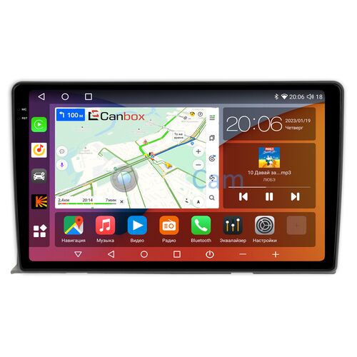 Toyota ISis 2004-2018 Canbox H-Line 4180-9-458 на Android 10 (4G-SIM, 3/32, DSP, QLed, 2K)