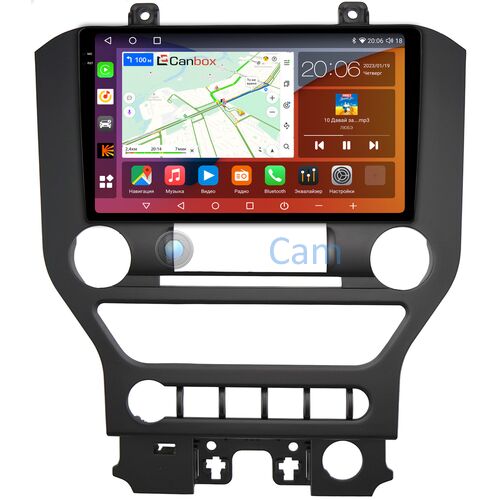 Ford Mustang VI 2014-2022 Canbox H-Line 4180-9-662 на Android 10 (4G-SIM, 3/32, DSP, QLed, 2K)