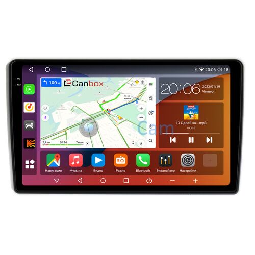 Mitsubishi Outlander I 2002-2008 Canbox H-Line 4183-10-1207 на Android 10 (4G-SIM, 4/64, DSP, QLed, 2K)