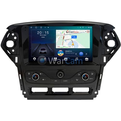 Ford Mondeo IV 2010-2015 (с климат-контролем) Canbox L-Line 4296-9-5428 на Android 10 (4G-SIM, 6/128, TS18, DSP, QLed)