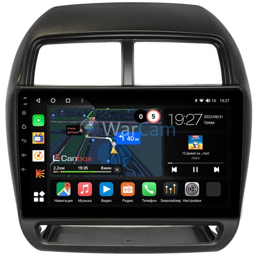 Mitsubishi ASX (2016-2023) Canbox M-Line 4541-10-1530 на Android 10 (4G-SIM, 4/64, DSP, QLed)