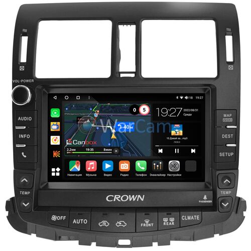 Toyota Crown (S200) (2008-2012) (Для авто c монитором и 1 CD) Canbox M-Line 4542-9-5379 на Android 10 (4G-SIM, 4/64, DSP, QLed)