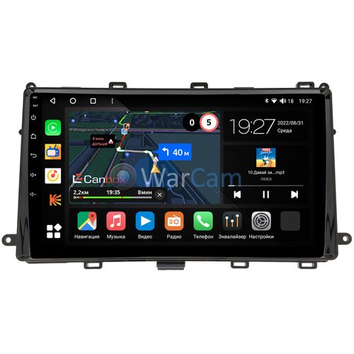 Toyota Corolla 11 (2015-2022) Canbox M-Line 4542-9-TO540N на Android 10 (4G-SIM, 4/64, DSP, QLed)