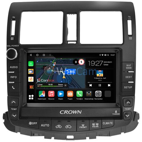 Toyota Crown (S200) (2008-2012) (Для авто c монитором и 6 CD) Canbox M-Line 4542-9-5377 на Android 10 (4G-SIM, 4/64, DSP, QLed)