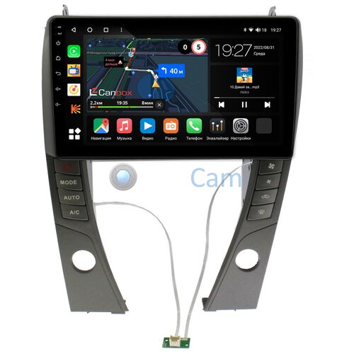 Lexus ES 5 (2006-2012) (для авто с монитором) Canbox M-Line 4542-9-6968 на Android 10 (4G-SIM, 4/64, DSP, QLed)