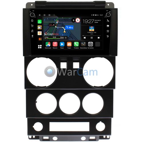 Jeep Wrangler 3 (JK) (2007-2010) (2 двери) Canbox M-Line 7801-9-0232 на Android 10 (4G-SIM, 2/32, DSP, IPS) С крутилками