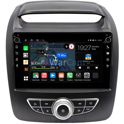 Kia Sorento II 2012-2020 (для авто с Navi с кнопками) Canbox M-Line 7801-9-1319 на Android 10 (4G-SIM, 2/32, DSP, IPS) С крутилками