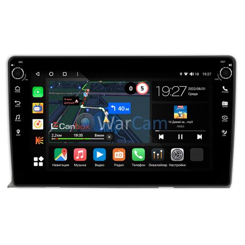 Toyota ISis 2004-2018 Canbox M-Line 7801-9-458 на Android 10 (4G-SIM, 2/32, DSP, IPS) С крутилками