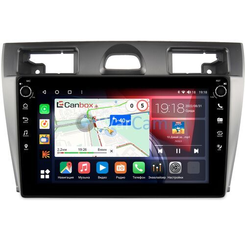 Ford Fiesta (Mk5) (2002-2008) Canbox H-Line 7803-9-1264 на Android 10 (4G-SIM, 4/64, DSP, IPS) С крутилками