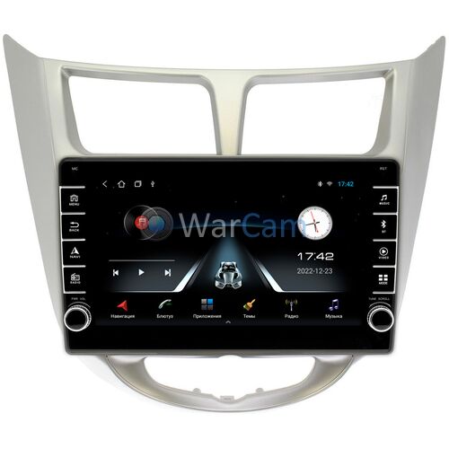 Hyundai Solaris, Accent IV 2010-2017 (серебро) OEM BGT9-9270 2/32 Android 10