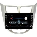 Hyundai Solaris, Accent IV 2010-2017 (серебро) OEM BRK9-9270 1/16 Android 10