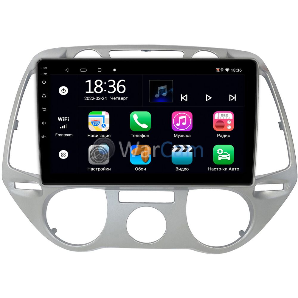 Штатная магнитола Hyundai i20 I 2008-2012 (без климат-контроля) OEM  MT9-1397 2/32 Android 10 CarPlay Купить