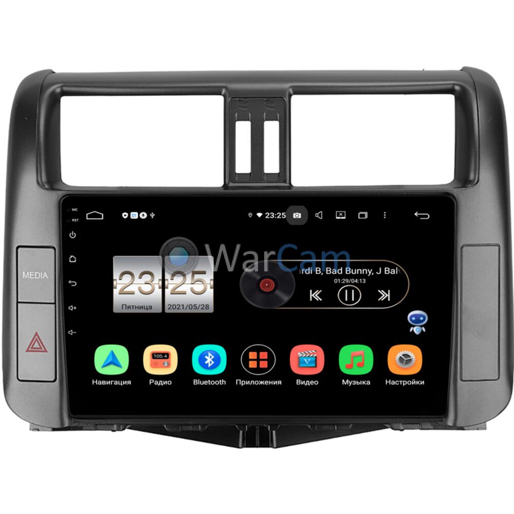 Штатная магнитола OEM PX609-2750 для Toyota LC Prado 150 2009-2013 (для авто  с 3 камерами) на Android 10 (4/64, DSP, IPS) Купить