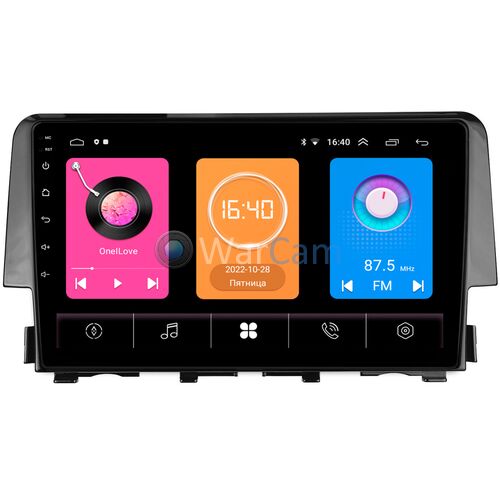 Honda Civic 10 (2015-2021) OEM RK9-650 на Android 10