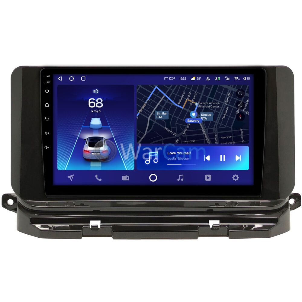 Штатное головное устройство Teyes CC2 PLUS 10 дюймов 3/32 RM-10-1591 для Skoda Octavia IV (A8) 2019-2022 на Android 10 (4G-SIM, DSP, QLed)