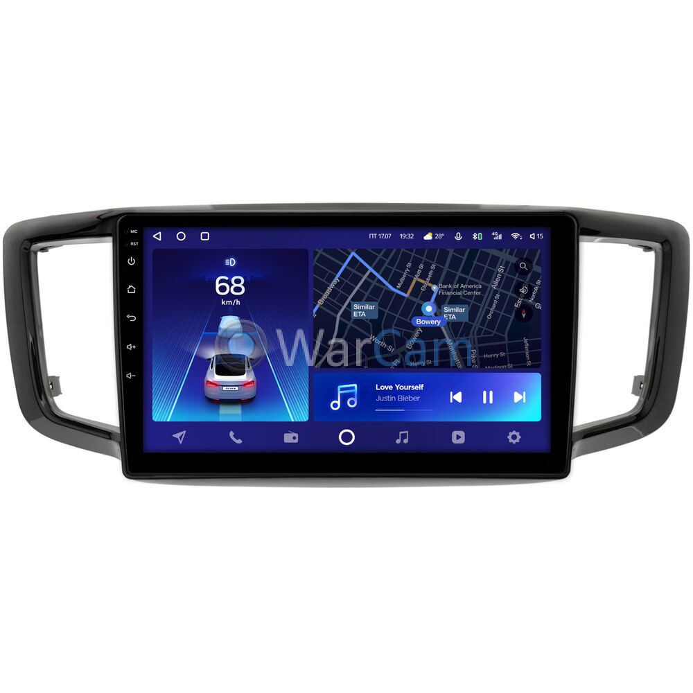 Штатное головное устройство Teyes CC2 PLUS 10 дюймов 3/32 RM-10-1100 для Honda Odyssey V 2017-2020 на Android 10 (4G-SIM, DSP, QLed)