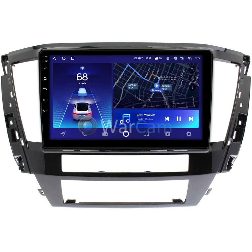 Штатное головное устройство Teyes CC2 PLUS 10 дюймов 3/32 RM-10-735 для Mitsubishi Pajero Sport III (2019-2022) рестайлинг на Android 10 (4G-SIM, DSP, QLed)