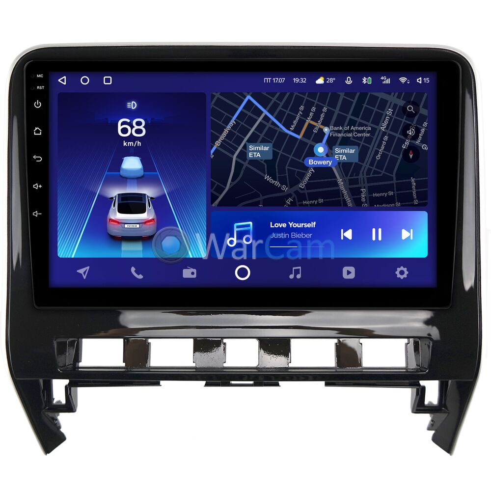 Штатное головное устройство Teyes CC2 PLUS 10 дюймов 6/128 RM-10-3952 для Nissan Serena V (C27) 2019-2022 (глянцевая, для узких кнопок) на Android 10 (4G-SIM, DSP, QLed)