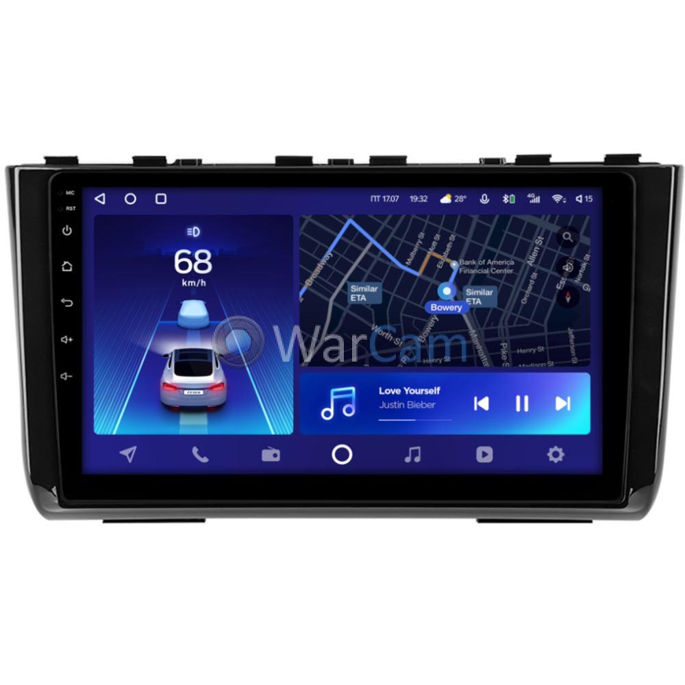 Штатное головное устройство Hyundai Creta 2 (2021-2022) (глянцевая) Teyes CC2 PLUS 10 дюймов 6/128 RM-10-2524 на Android 10 (4G-SIM, DSP, QLed)