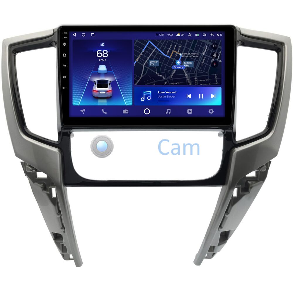 Штатное головное устройство Teyes CC2 PLUS 9 дюймов 3/32 RM-9-2248 для Mitsubishi L200 V (2019-2022) на Android 10 (4G-SIM, DSP, QLed)