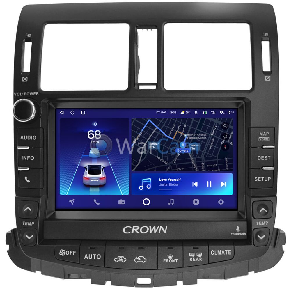 Штатное головное устройство Toyota Crown (S200) (2008-2012) (Для авто c монитором и 6 CD) Teyes CC2 PLUS 9 дюймов 3/32 RM-9-5377 на Android 10 (4G-SIM, DSP, QLed)