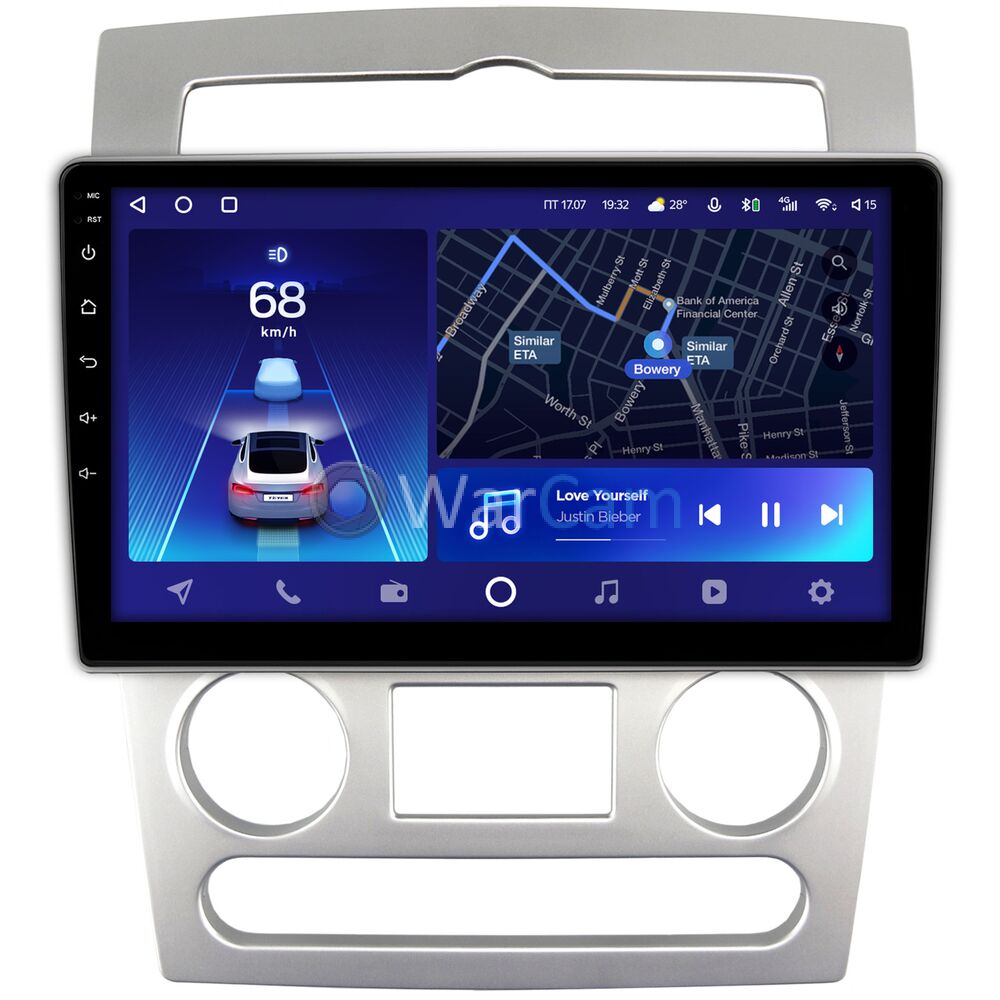 Штатное головное устройство Hyundai Coupe 2 (GK) (2006-2009) Teyes CC2 PLUS 9 дюймов 3/32 RM-9-1190 на Android 10 (4G-SIM, DSP, QLed)