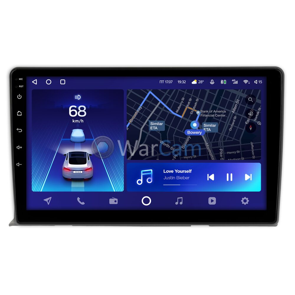 Штатное головное устройство Toyota ISis 2004-2018 Teyes CC2 PLUS 9 дюймов 3/32 RM-9-458 на Android 10 (4G-SIM, DSP, QLed)
