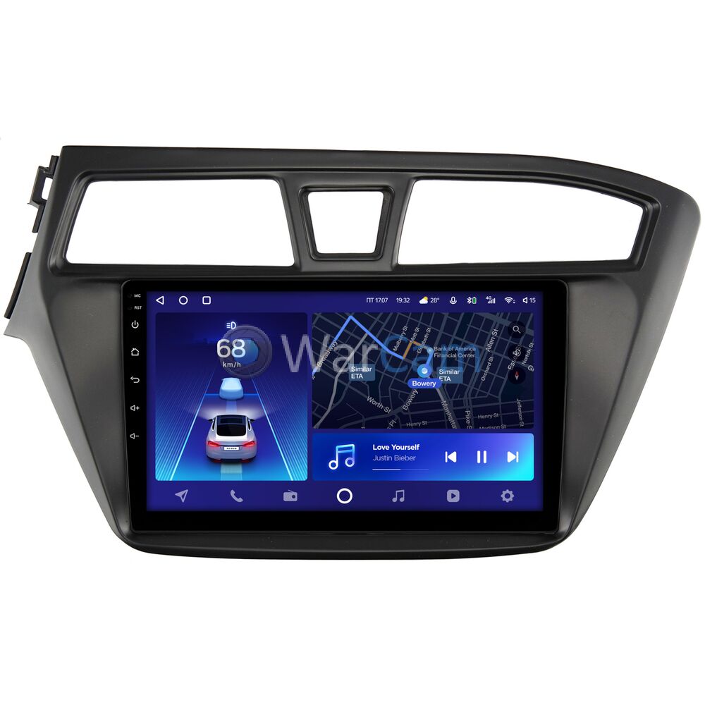 Штатное головное устройство Hyundai i20 II 2014-2018 Teyes CC2 PLUS 9 дюймов 3/32 RM-9-578 на Android 10 (4G-SIM, DSP, QLed)