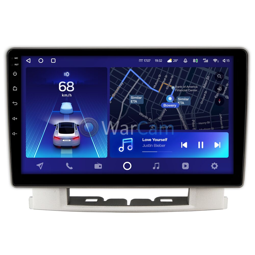 Штатное головное устройство Opel Astra J (2009-2018) Teyes CC2 PLUS 9 дюймов 3/32 RM-9-024 на Android 10 (4G-SIM, DSP, QLed)