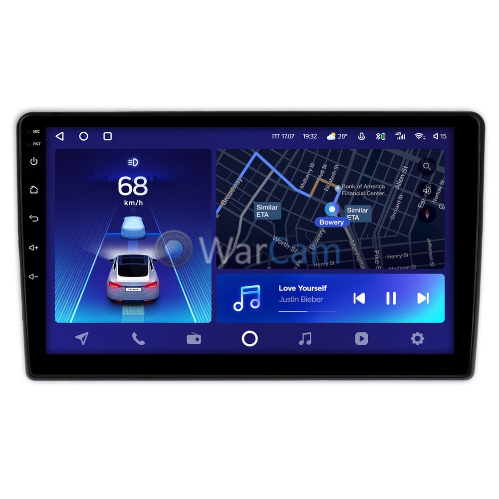 Штатное головное устройство Teyes CC2 PLUS 9 дюймов 3/32 RM-9-TO395N для Toyota Auris 2 (2012-2015) на Android 10 (4G-SIM, DSP, QLed)
