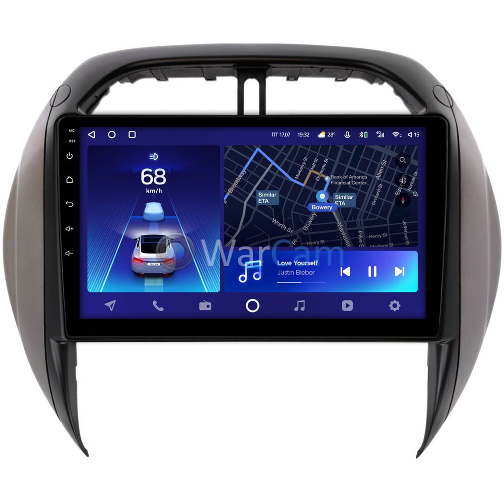 Штатное головное устройство Toyota RAV4 (XA20) 2003-2006 Teyes CC2 PLUS 9 дюймов 3/32 RM-9-508 на Android 10 (4G-SIM, DSP, QLed)