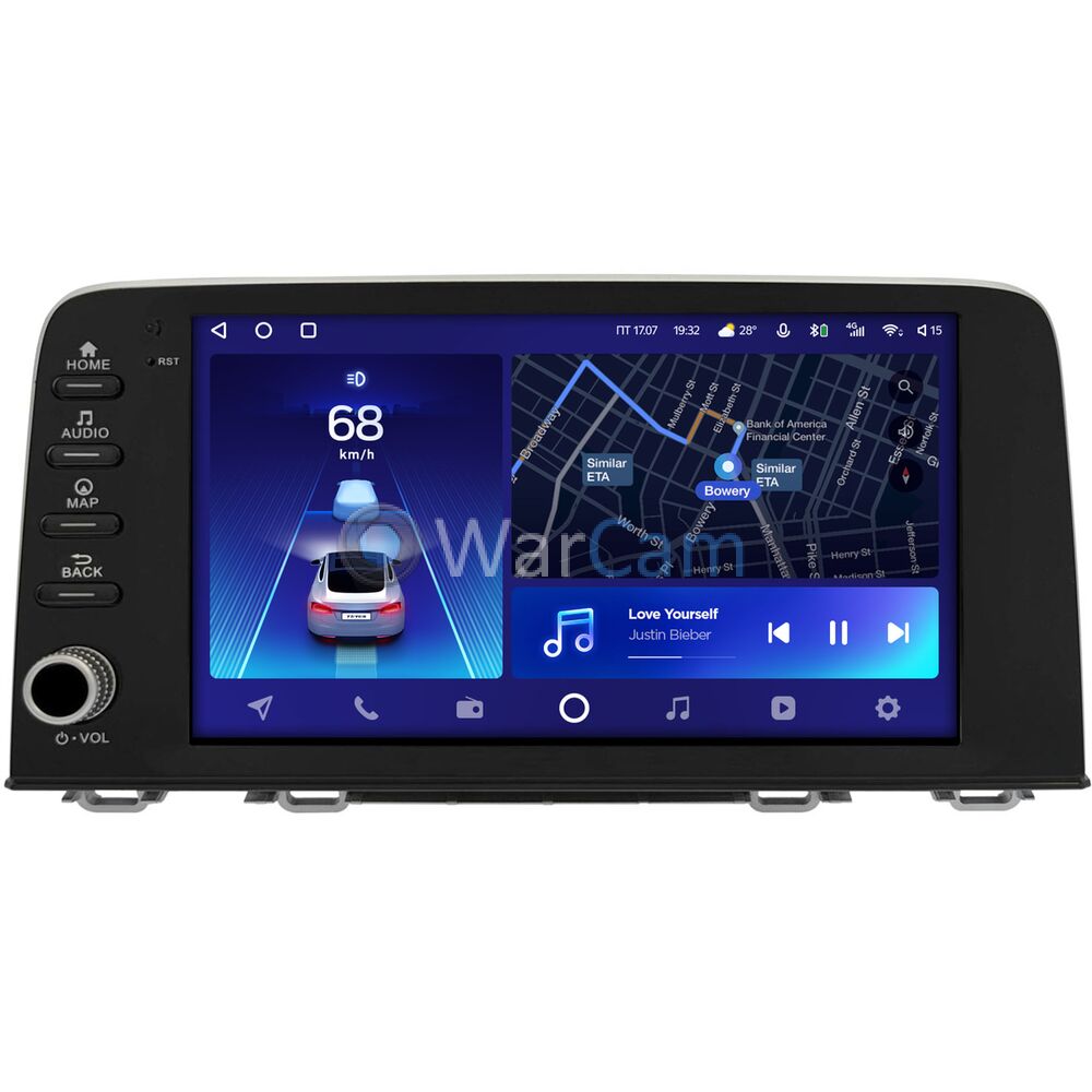Штатное головное устройство Honda CR-V 5 (2016-2022) Teyes CC2 PLUS 9 дюймов 3/32 RM-9-4092 на Android 10 (4G-SIM, DSP, QLed)