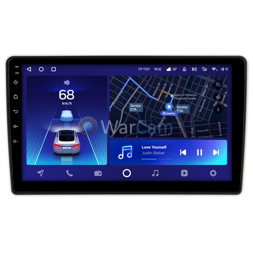 Штатное головное устройство Nissan Pathfinder III 2004-2014 Teyes CC2 PLUS 9 дюймов 3/32 RM-9-2818 на Android 10 (4G-SIM, DSP, QLed)