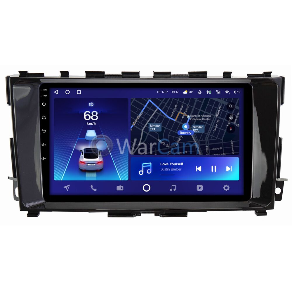 Штатное головное устройство Nissan Teana III 2014-2021 Teyes CC2 PLUS 9 дюймов 3/32 RM-9-1283 на Android 10 (4G-SIM, DSP, QLed)