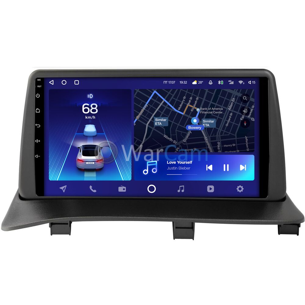 Штатное головное устройство Teyes CC2 PLUS 9 дюймов 3/32 RM-9-2267 для Mitsubishi Delica 4 (1994-2007) (взамен верхнего бардачка) на Android 10 (4G-SIM, DSP, QLed)