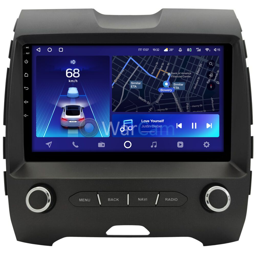 Штатное головное устройство Ford Edge 2 (2015-2022) Teyes CC2 PLUS 9 дюймов 4/64 RM-9-3685 на Android 10 (4G-SIM, DSP, QLed)