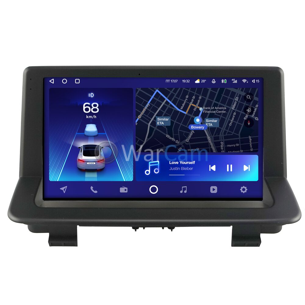 Штатное головное устройство Teyes CC2 PLUS 9 дюймов 4/64 RM-9-1155 для Audi Q3 (8U), RS Q3 (8U) 2011-2018  на Android 10 (4G-SIM, DSP, QLed)