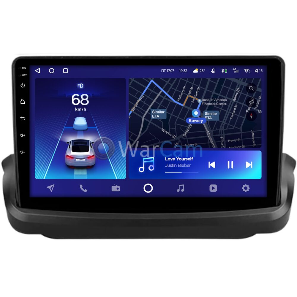 Штатное головное устройство Hyundai Genesis Coupe (2009-2012) Teyes CC2 PLUS 9 дюймов 4/64 RM-9-4200 на Android 10 (4G-SIM, DSP, QLed)