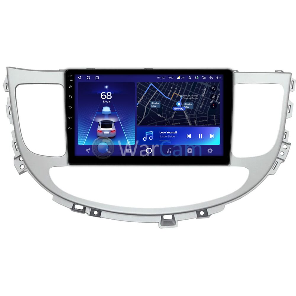 Штатное головное устройство Hyundai Genesis (2008-2013) Teyes CC2 PLUS 9 дюймов 6/128 RM-9-1074 на Android 10 (4G-SIM, DSP, QLed)