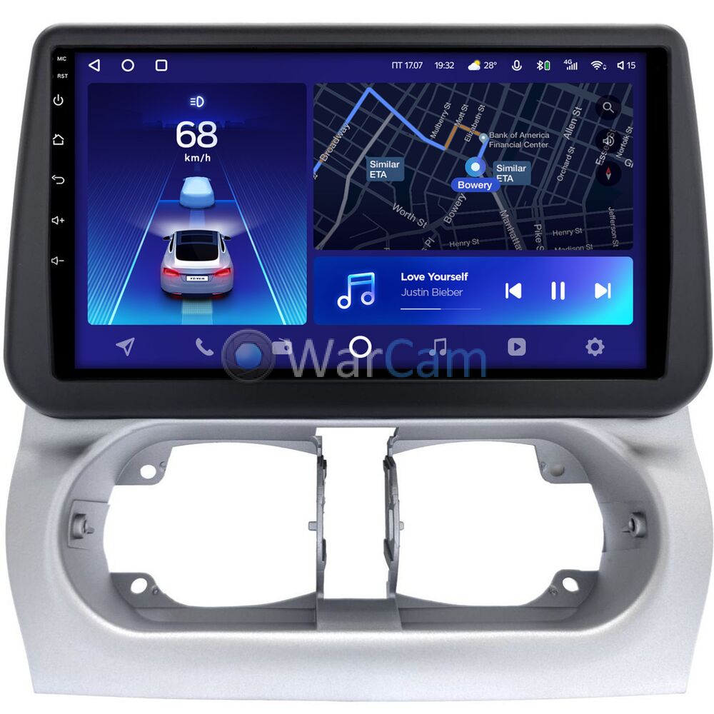 Штатное головное устройство Teyes CC2 PLUS 9 дюймов 6/128 RM-9-1454 для Opel Combo C, Corsa С, Tigra B (2001-2011) на Android 10 (4G-SIM, DSP, QLed)