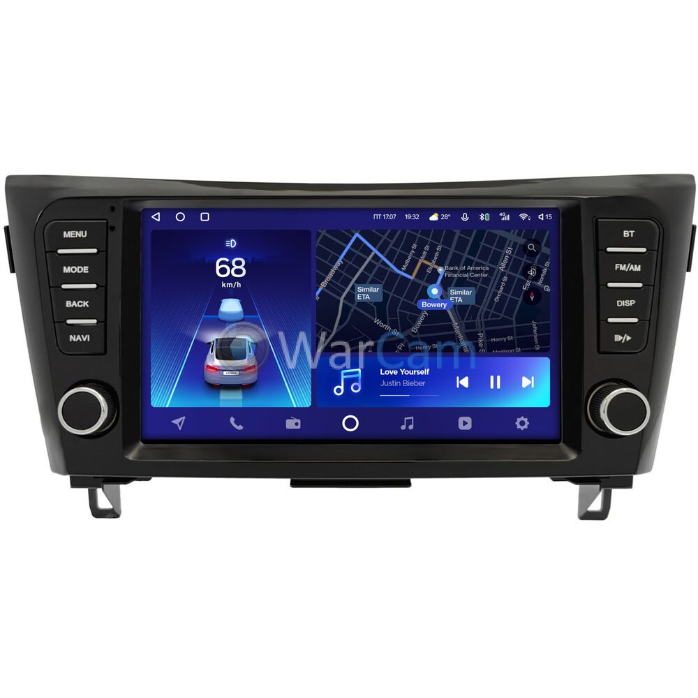 Штатное головное устройство Nissan Qashqai II, X-Trail III (T32) 2015-2022 Teyes CC2 PLUS 9 дюймов 6/128 RM-9-3696 на Android 10 (4G-SIM, DSP, QLed)