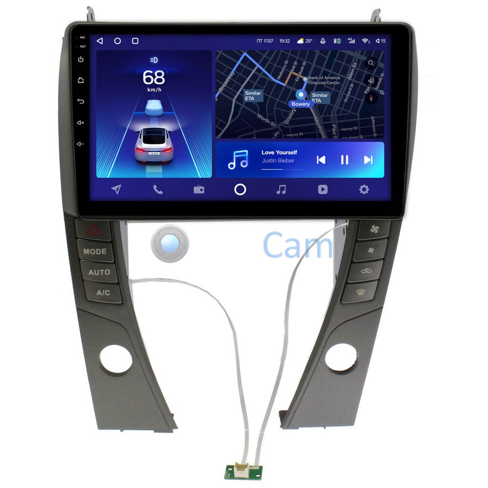 Штатное головное устройство Lexus ES 5 (2006-2012) (для авто с монитором) Teyes CC2 PLUS 9 дюймов 6/128 RM-9-6968 на Android 10 (4G-SIM, DSP, QLed)